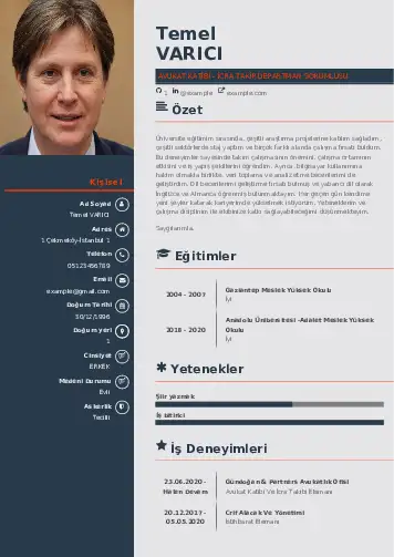 Hukuk Sekreteri Cv Örnekleri cv indir